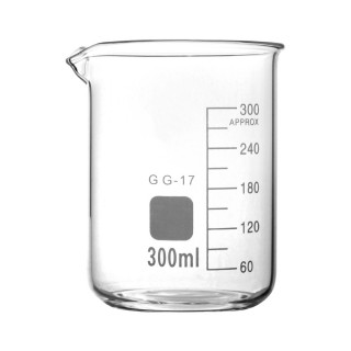 【工具達人】300ml 大燒杯 寬口燒杯 透明燒杯 玻璃燒杯 化學實驗用品 實驗室器材 刻度燒杯(190-GCL300)