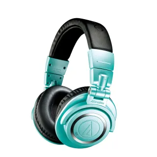 【audio-technica 鐵三角】ATH-M50XBT2 IB(無線耳罩式耳機-Tiffany藍)