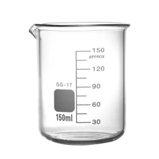 【工具達人】玻璃燒杯 刻度燒杯 廣口燒杯 150ml 高硼矽 低型玻璃燒杯 玻璃量杯 耐熱玻璃杯(190-GCL150)