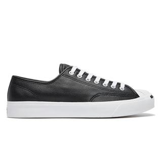 【CONVERSE】JP OX 男女 開口笑 皮革 休閒鞋 黑(164224C)