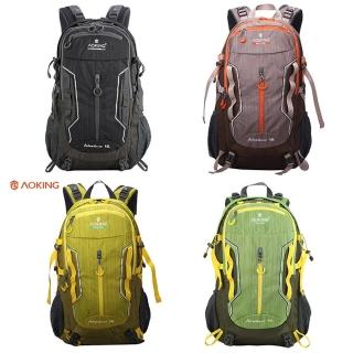 【SNOW.bagshop】後揹包大容量(40L雨罩背架胸腰扣防水輕量抗刮尼龍布)