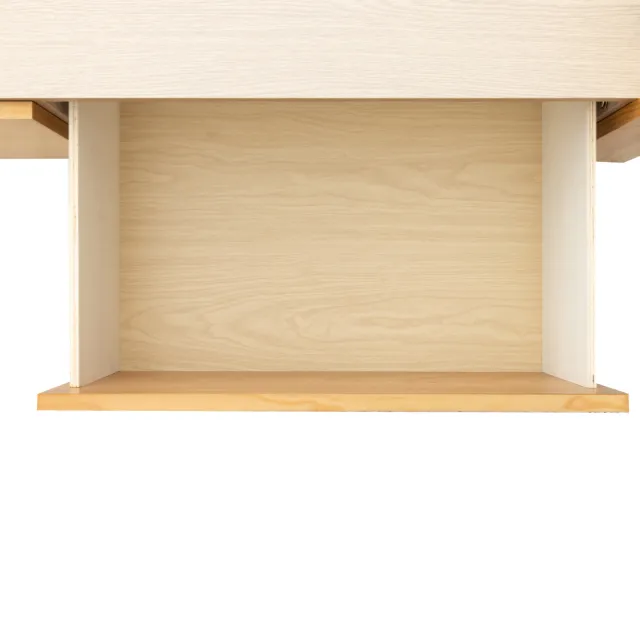 【NITORI 宜得利家居】◎實木雙人床座 床架 T SPIETH3 BOX LBR 松木 抽屜型(實木 床座 床架 SPIETH3)  