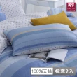 【HongYew 鴻宇】100%萊賽爾天絲 信封式枕套-尼克藍(2入)