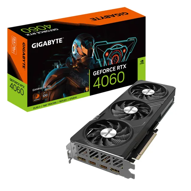 GIGABYTE 技嘉】GeForce RTX 4060 GAMING OC 8G(GV-N4060GAMING OC-8GD