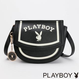【PLAYBOY】馬鞍包 Emblem系列(黑色)