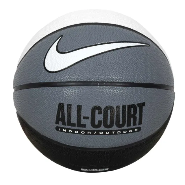 NIKE 耐吉】EVERYDAY ALL COURT 8P 7號籃球-室外室內白灰黑