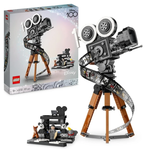 LEGO 樂高LEGO 樂高 迪士尼系列 43230 華特迪士尼復古膠卷攝影機(迪士尼一百週年 Walt Disney Tribute Camera)