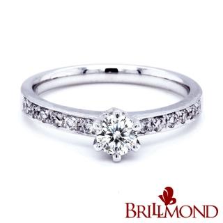 【BRILLMOND JEWELRY】GIA 天然鑽石 30分 D/VVS1 3EX NONE PT950鉑金 鑽戒 絕美六爪(主石30分 PT950鉑金台)