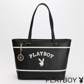【PLAYBOY】托特包 Emblem系列(黑色)