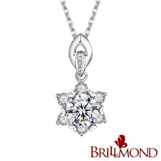 【BRILLMOND JEWELRY】GIA 天然鑽石 30分 D/VVS1 3EX 無螢光 PT950鉑金 雪花墜(D/VVS1 3EX 無螢光)