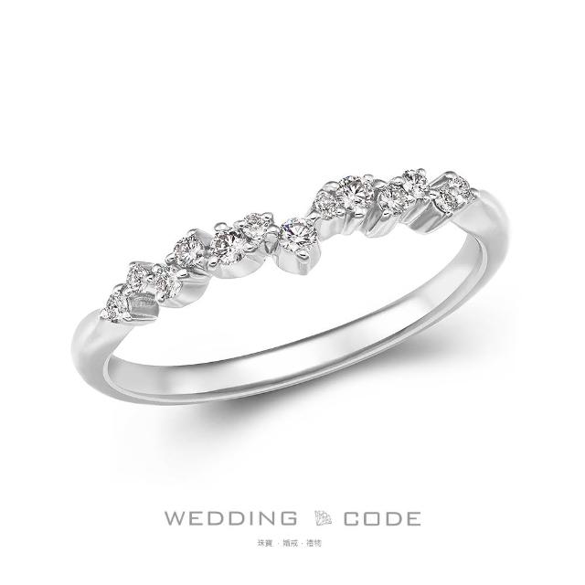 【WEDDING CODE】鉑金 14分鑽石女戒 4099(天然鑽石 母親節 現貨)