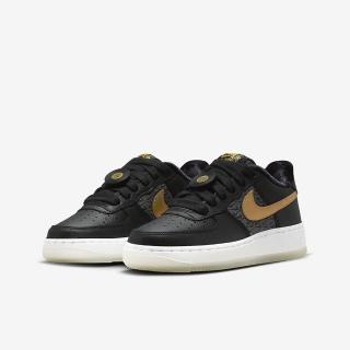 【NIKE 耐吉】休閒鞋 運動鞋 AIR FORCE 1 LOW LV8 BG 男鞋 女鞋 大童 黑(FN6977010)