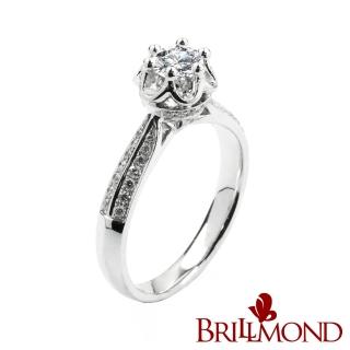 【BRILLMOND JEWELRY】GIA 天然鑽石 30分 D/VVS1 3EX NONE PT950鉑金 王者之冠鑽戒(D/VVS1 3EX NONE)