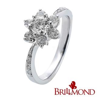 【BRILLMOND JEWELRY】GIA 天然鑽石30分 D/VVS1 3EX 無螢光 嬌燦幸褔鑽戒(D/VVS1 3EX 無螢光 八心八箭)