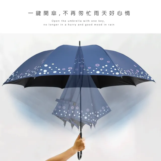 【雨之情】防曬抗風長直傘_天星(雨傘/長傘/防曬/遮陽傘)