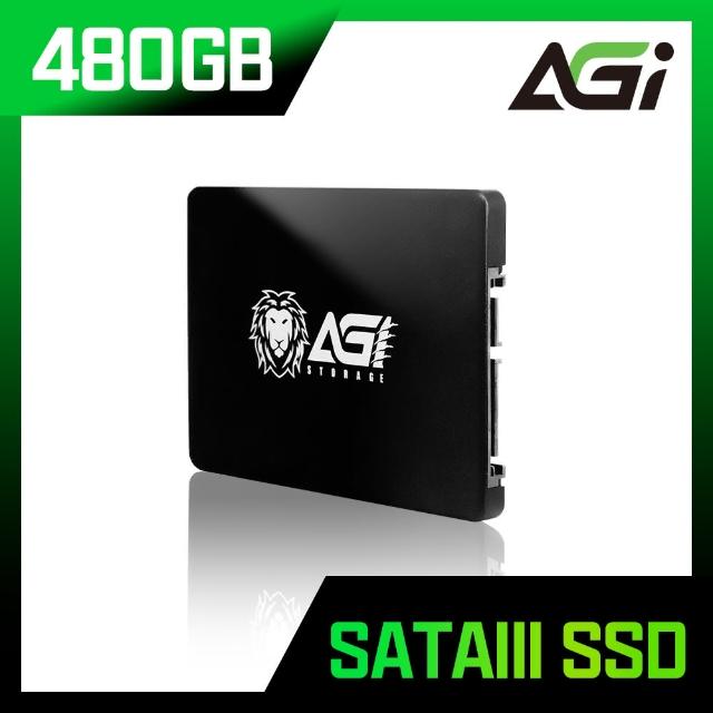 【AGI亞奇雷】AI178 480GB 2.5吋 SATA SSD 固態硬碟(讀寫530/480MBs)