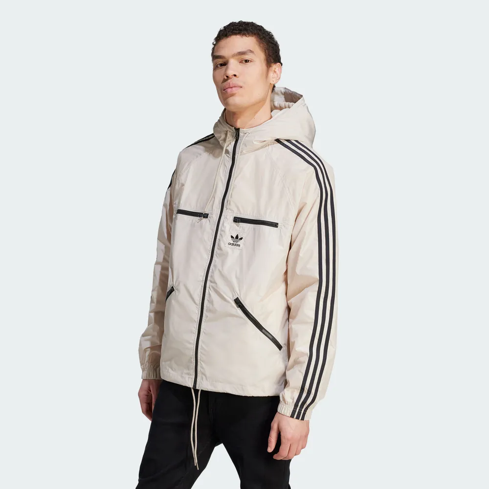 【adidas 愛迪達】ADICOLOR 連帽風衣外套 男 - Originals IM2107