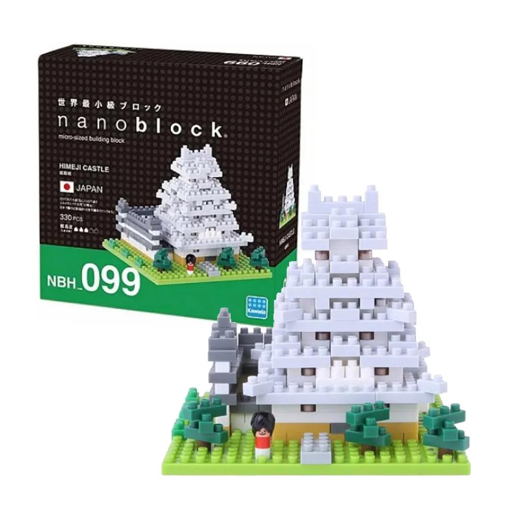 【nanoblock 河田積木】迷你積木-日本景點-姬路城(NBH-099)