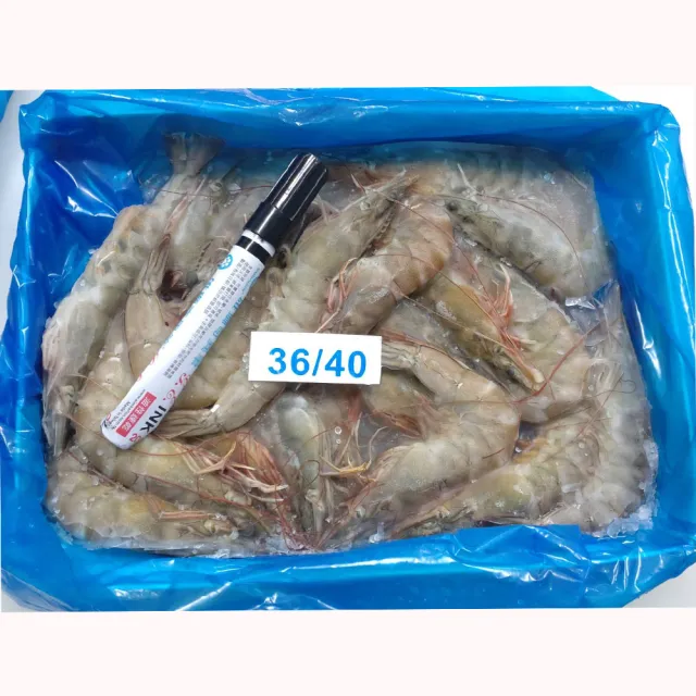 【華得水產】瓜地馬拉特大白蝦8盒(800g土10% 約10-15尾/包)