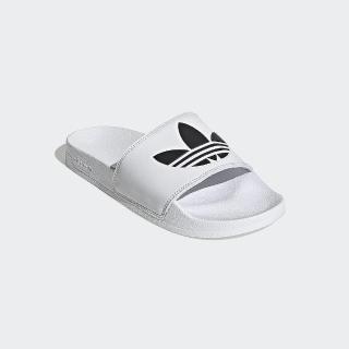 【adidas 愛迪達】ADILETTE LITE 運動拖鞋 男女 三葉草 休閒 白(FU8297 ★)