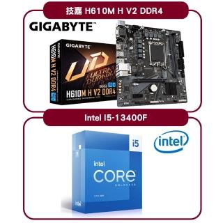 【Intel 英特爾】13代I5-13400F + 技嘉 H610M H V2 DDR4