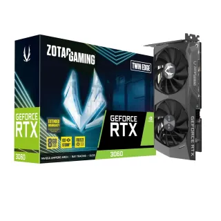 【ZOTAC 索泰】GAMING GeForce RTX 3060 8GB Twin Edge 顯示卡(ZT-A30630E-10M)