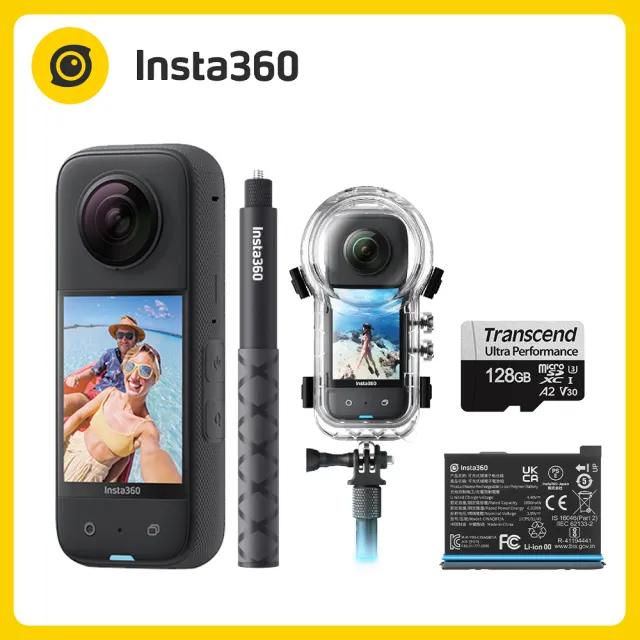 Insta360】ONE X3 全隱形潛水殼組全景防抖相機(公司貨) - momo購物網