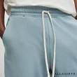 【ALLSAINTS】HELIX 休閒極簡素面抽繩棉質混紡短褲-藍 MF069S