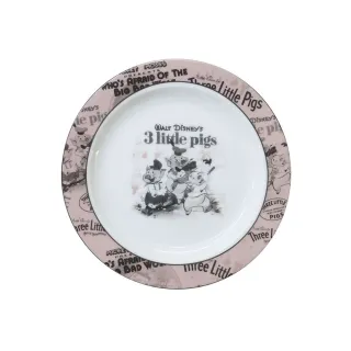 【SANGO 三鄉陶器】迪士尼100周年 陶瓷盤子 百年慶典 3隻小豬(餐具雜貨)