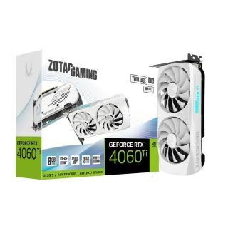 【ZOTAC 索泰】GAMING GeForce RTX 4060 Ti 8GB Twin Edge OC White Edition 顯示卡