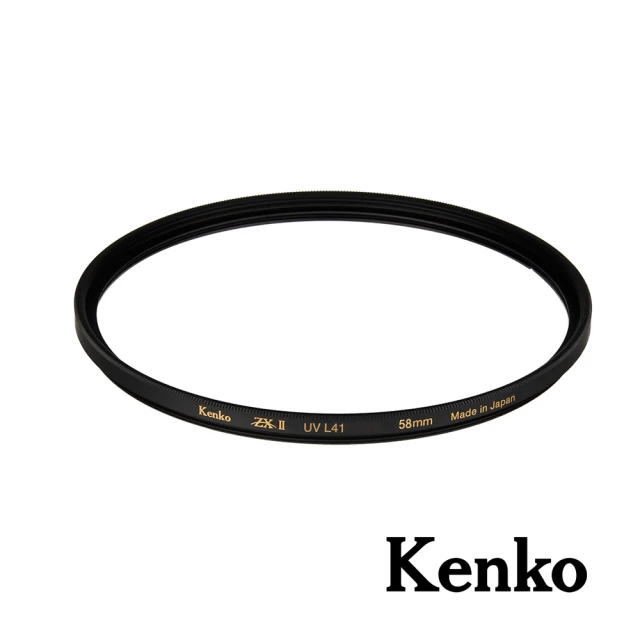 【Kenko】58mm ZXII UV L41 支援 4K 8K 濾鏡保護鏡(公司貨)