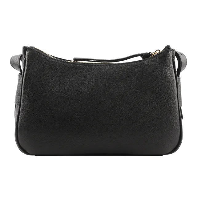 【See by Chloe’】HANA HOBO 牛皮拼麂皮迷你肩背/斜背二用包(黑色)