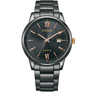 【CITIZEN 星辰 官方授權】光動能簡約大三針男錶-40mm 禮物(BM6976-72E)