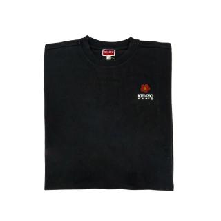 【KENZO】Boke Flower 女款 刺繡花朵logo Oversize圓領短袖T恤(黑)