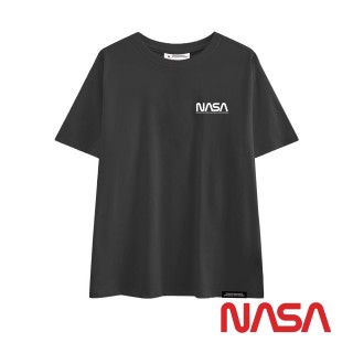 【NASA SPACE】漫遊太空 星際線稿工程圖 T恤 / 短袖上衣 / T-shirt NA00019-02(火箭黑)