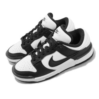 【NIKE 耐吉】休閒鞋 Wmns Dunk Low Twist 女鞋 男鞋 黑 白 熊貓 厚鞋舌 Panda(DZ2794-001)