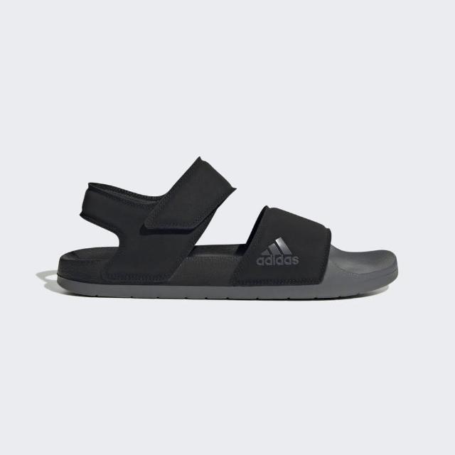 【adidas 愛迪達】Adilette Sandal 男女 涼鞋 運動 休閒 輕量 夏日 海灘 泳池 黑灰(HP3007)