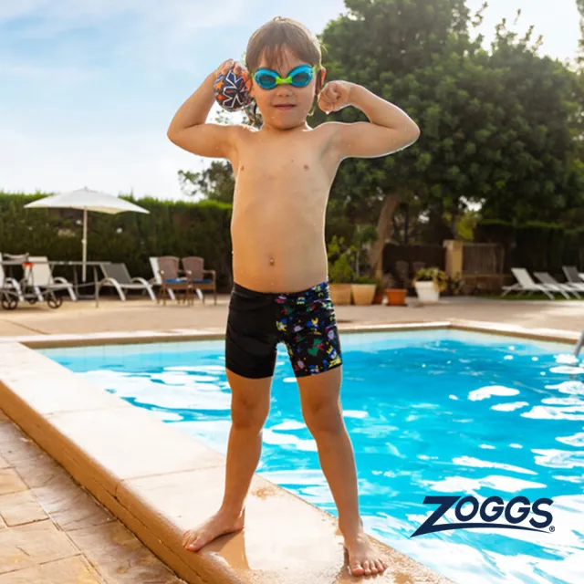 【Zoggs】幼童《童趣搖滾夢》五分泳褲(小童泳褲/男童泳褲/幼兒泳褲/訓練泳褲/小童泳褲/學生泳褲)
