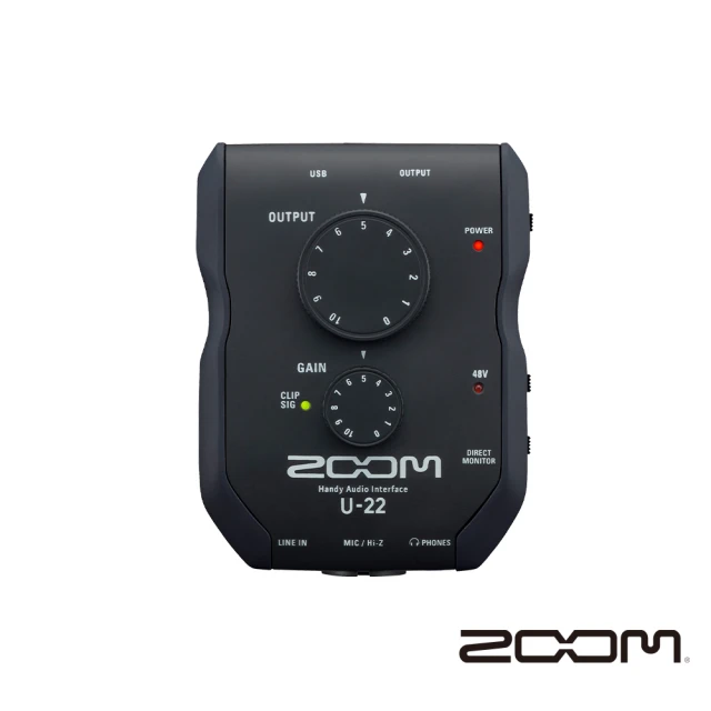 ZOOM U-22 行動錄音介面(公司貨)