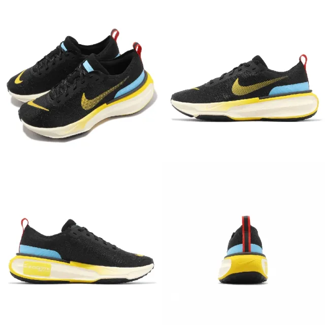 NIKE 耐吉】慢跑鞋Wmns Zoomx Invincible Run FK 3 女鞋黃黑針織鞋面