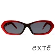 【EXTE】義大利時尚造型框太陽眼鏡(紅-EX12/S-559)