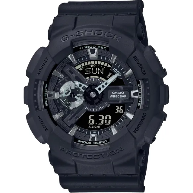 CASIO 卡西歐】G-SHOCK 40周年全黑限量版手錶(GA-114RE-1A) - momo購物