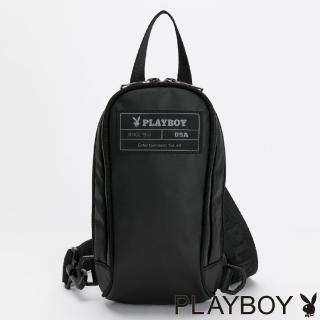 【PLAYBOY】直立單肩揹包 Kuroshio系列(黑色)