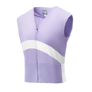 【HONMA 本間高爾夫】女款V領撞色運動背心 春夏季(S-L 淺紫 白色HWJC320R604)