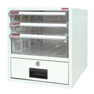 【SHUTER 樹德】桌上型檔案資料櫃/A4-104K(收納櫃 臺灣製造)