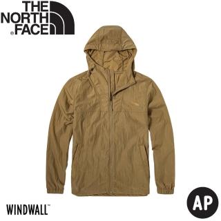 【The North Face】男 防風外套 AP《棕》5AZK/防潑水外套/連帽外套(悠遊山水)