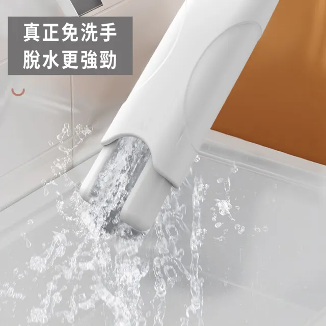 【Kile】懶人手持迷你拖把（附棉頭兩入組）(免手洗 拖把 乾濕兩用 桌面清潔 擦窗擦鏡 海綿拖把)