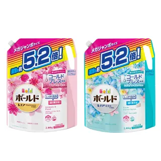 【P&G】日本進口超濃縮洗衣精補充包2.46kg(馥郁花香/清新花香/平行輸入)