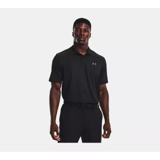 【UNDER ARMOUR】UA 男 Performance 3.0 短POLO 黑(1377374-001)