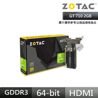 【ZOTAC 索泰】GeForce GT 710 2GB 顯示卡